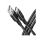 Kabel AXAGON BUCM-AM20AB Kabel USB-C - USB-A, 2m, USB 2.0, 3A, ALU, oplot, Czarny
